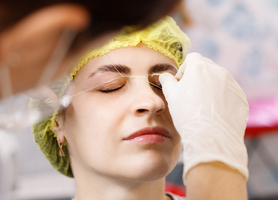 eyebrow threading services in Warangal